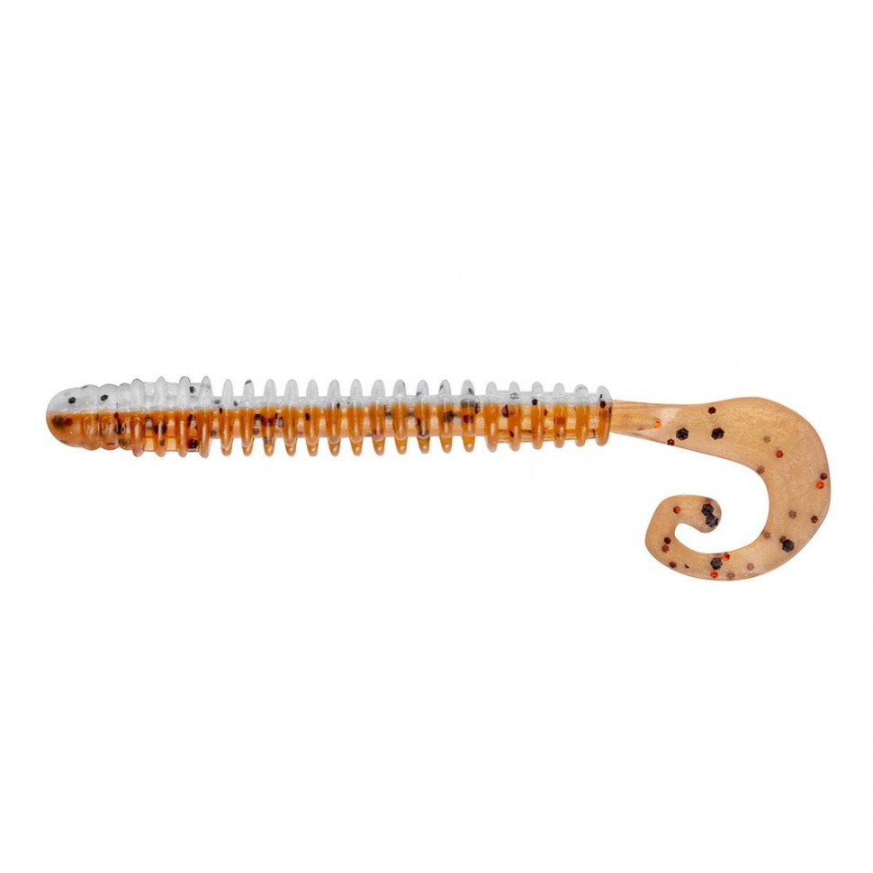 Твистер Helios Credo Long Body 2,95"/7,5 см, цвет Golden Pepper 12 шт HS-9-046 , 